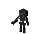 Wither skeleton strong attack.