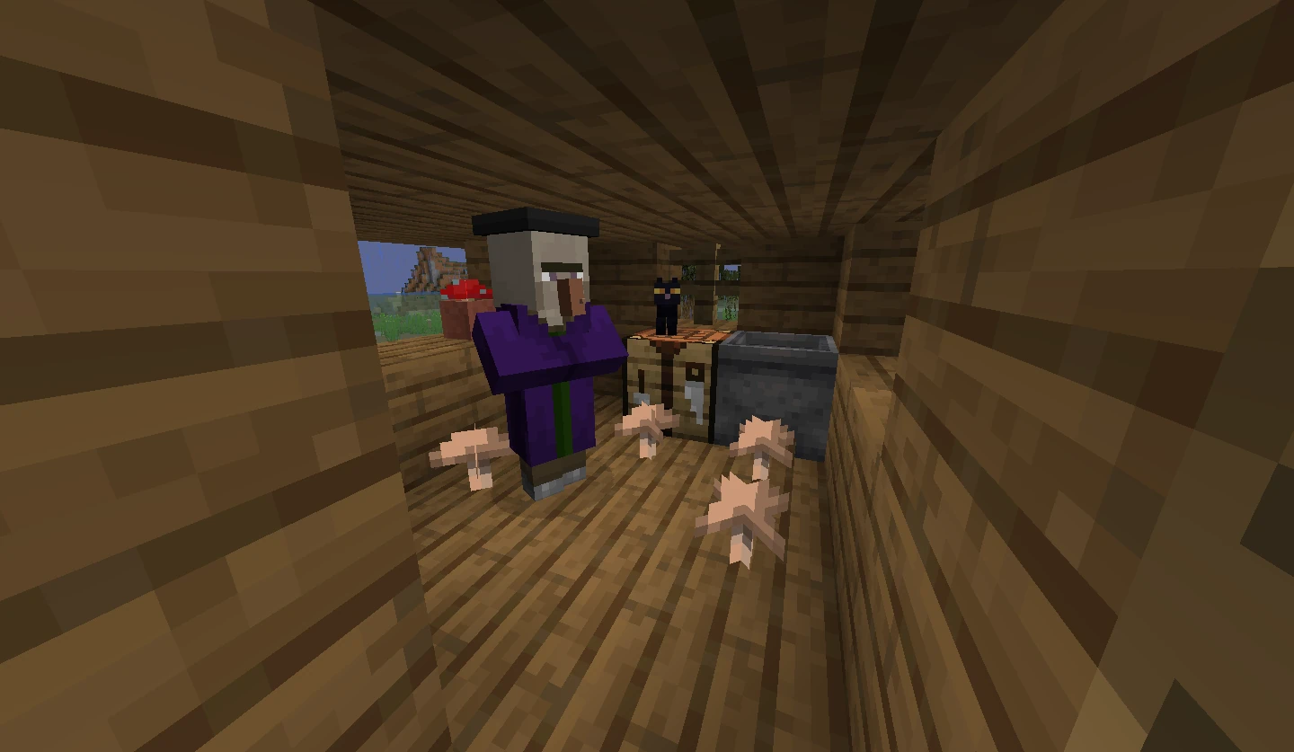 Swamp Hut inside