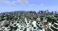 Mega Old Growth Pine and Spruce Taiga, Seed : jungle, Coords : 7500 109  -3200