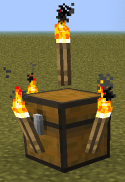 Torches could previously be placed on chests.