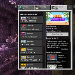 Featured servers