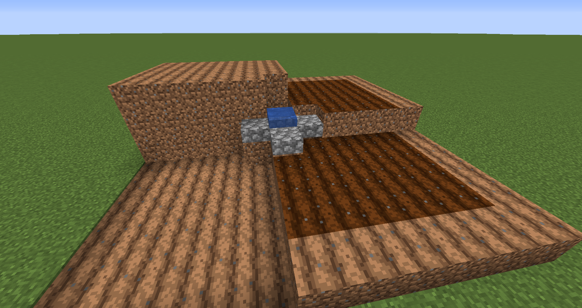 Minecraft bloco de terra, casas bahia