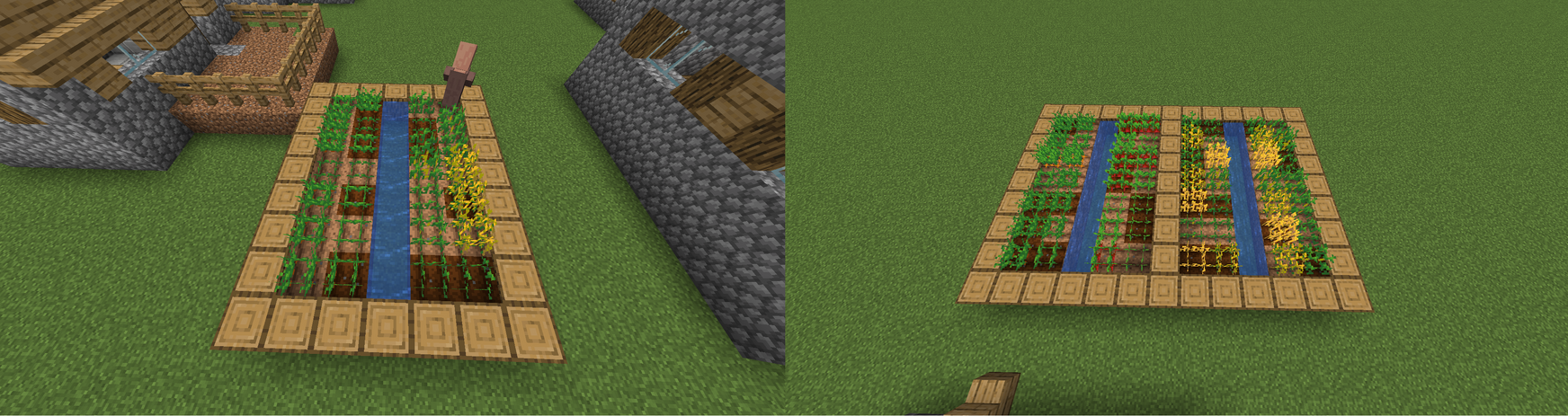 Village Structure Old Blueprints Farm Official Minecraft Wiki