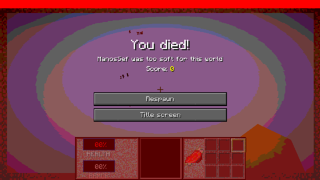 Повідомлення про смерть, який гравець отримує, коли вмирає у режимі Обов'язкового кошмару