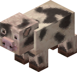 Minecraft Domestic pig Creeper Mob , Minecraft House transparent background  PNG clipart