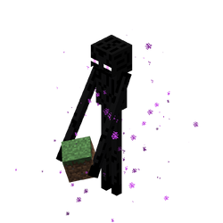 Enderman outlet grass block