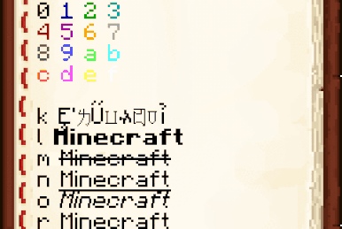 Formatting codes – Minecraft Wiki