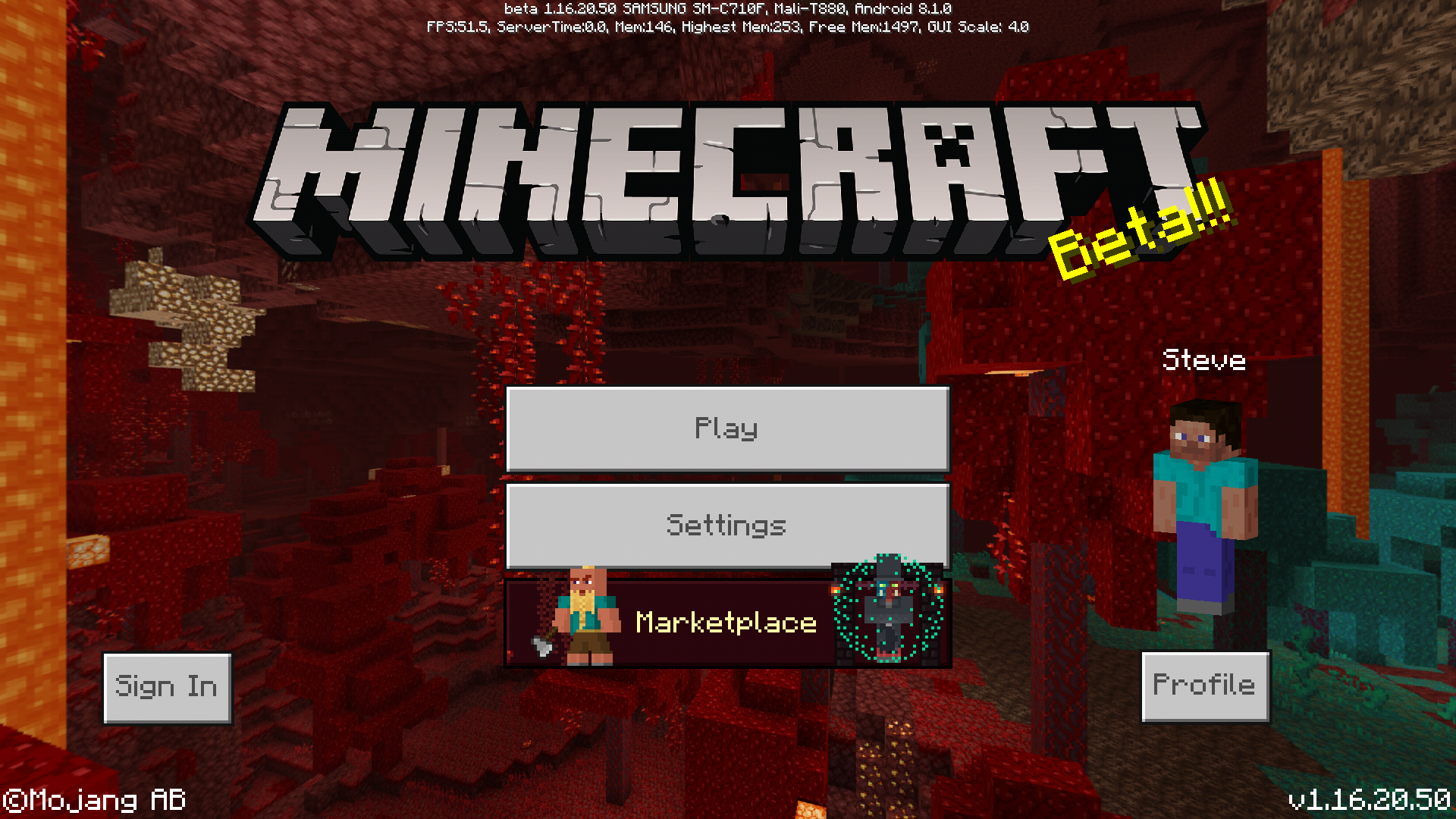 Minecraft Bedrock Edition 1.19.20 Download