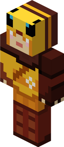 More Realistic Bee Minecraft Mob Skin