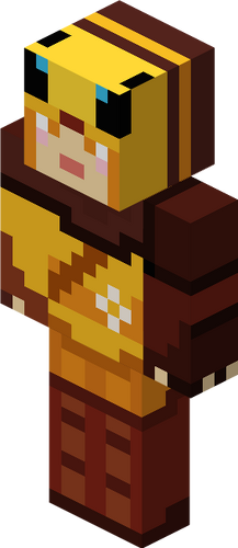 realistic bee Minecraft Mob Skin