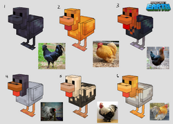 Add-on: Minecraft Earth Chickens by - Faithful