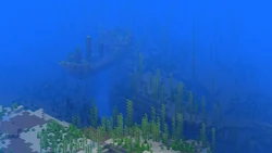 Naturally generated sand in a lukewarm ocean.