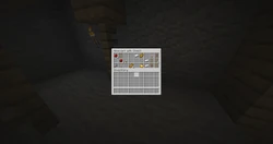 A naturally generated pickaxe.