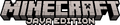Logo de Minecraft: Java Edition usado en el Lanzador de Minecraft.