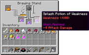 Splash Potion Weakness