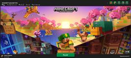 Minecraft Launcher on April Fools 2024