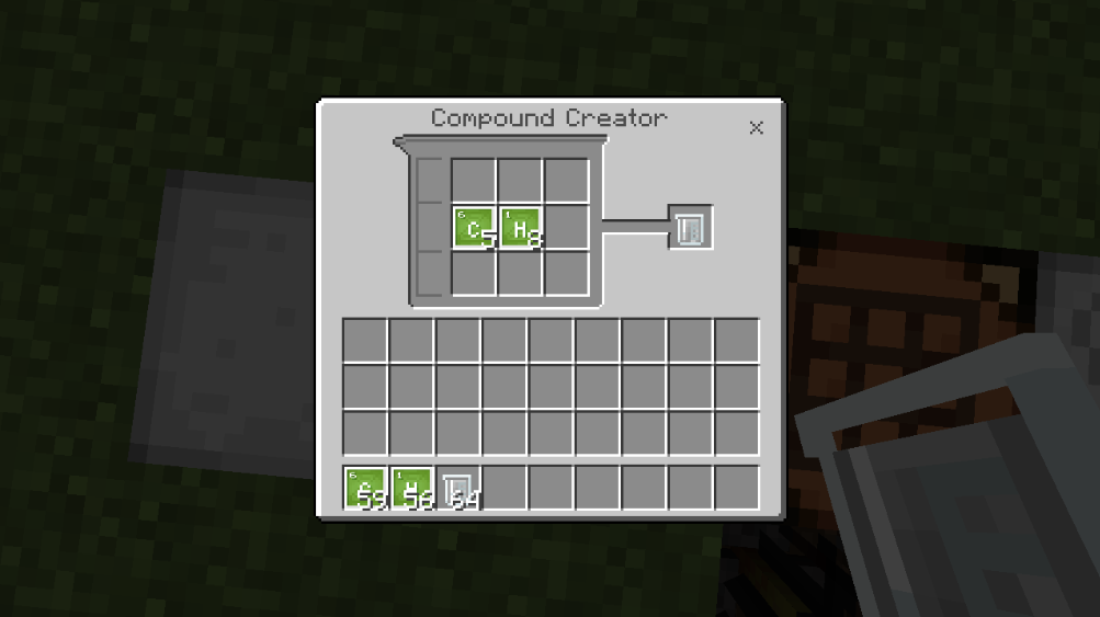 minecraft recipes for education edition chemistry