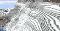 A image of snowy slopes. Goats spawn in this biome.