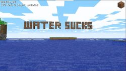 Water sucks