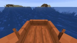 Boat sinking into the sea.