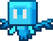 El pixel art bidimensional del allay mostrado en Minecraft Live 2021