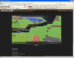 The Minecraft Webpage with this version.