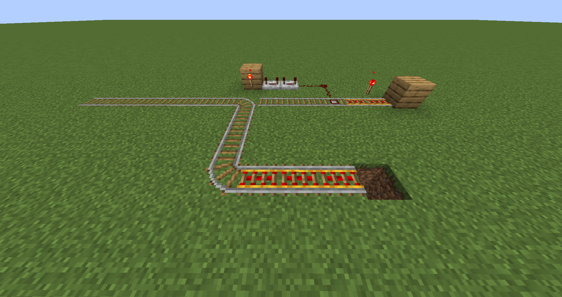 What does different rails do in Minecraft?