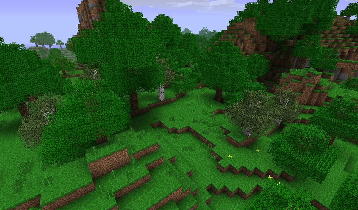 How rare is a rainforest biome in Minecraft?