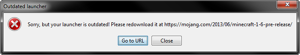 Launcher Outdated