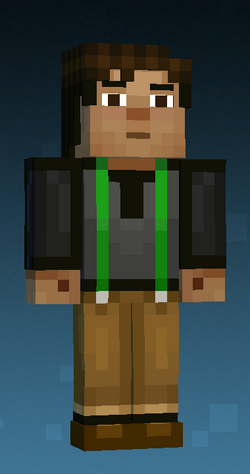 Warm-Medium Skinned, Male Jesse (Green Suspenders)