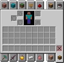 Survival Inventory tab in creative inventory.