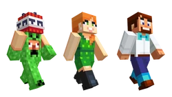 Skins in the MINECON 2017 Skin Pack.