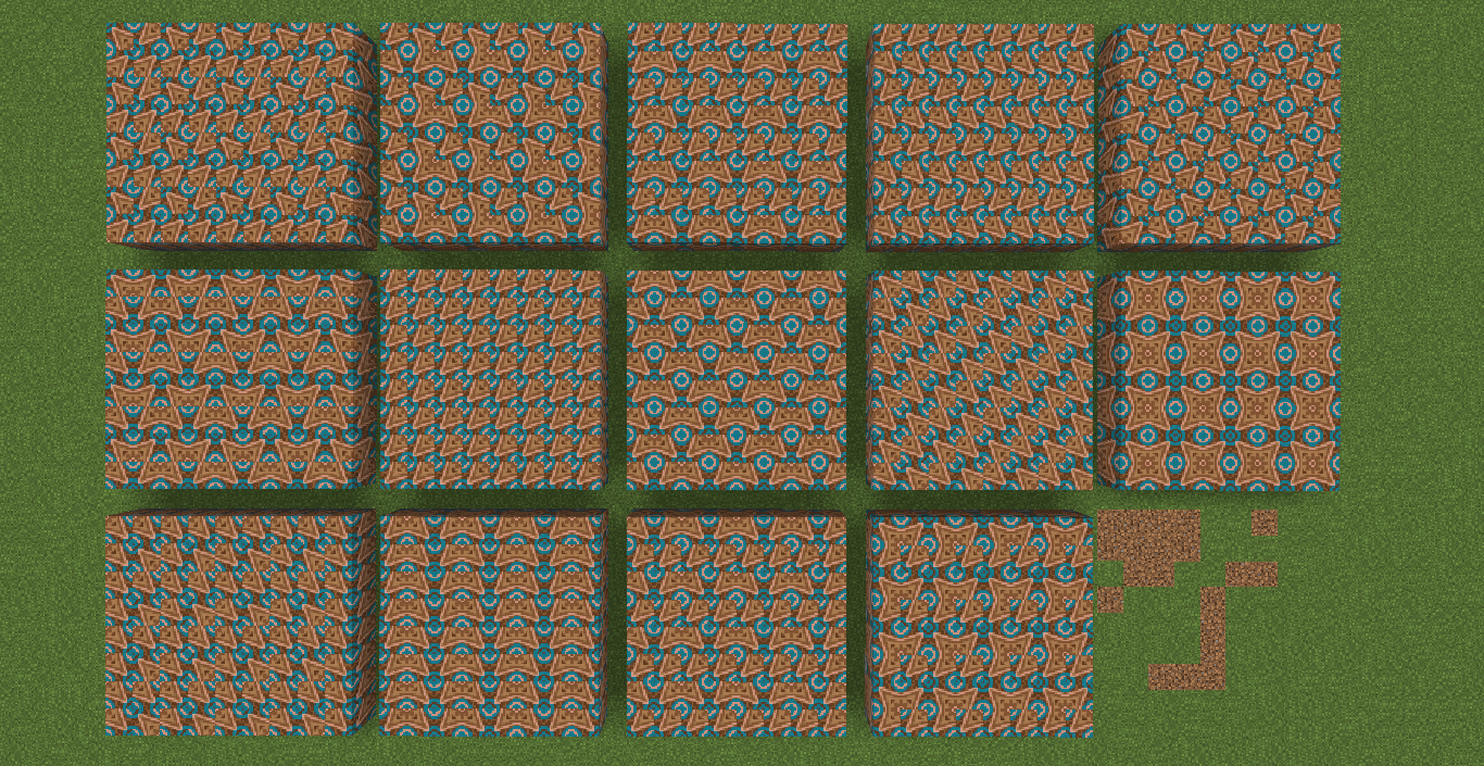 Minecraft Terracotta Floor Designs