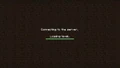Server loading screen
