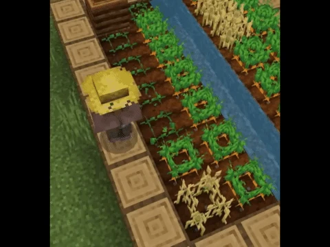 Villagerpickingup