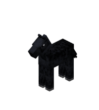 Baby Black Horse with Black Dots