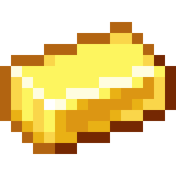 gold ingot minecraft pixel art