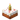 Yellow Candle Cake (lit) JE2