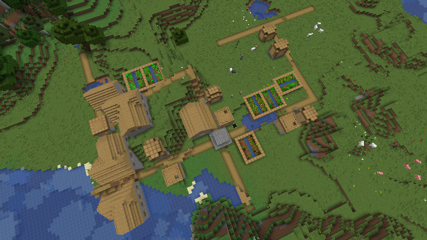 Create a Village with Structure Blocks