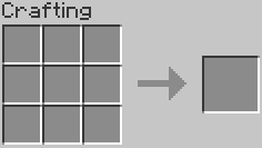 minecraft crafting table grid