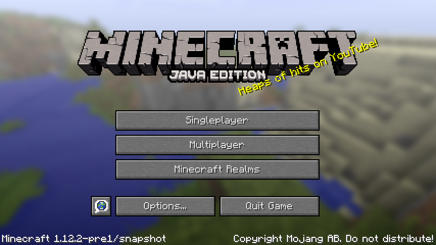 Minecraft: Java Edition 1.12.2 Pre-release
