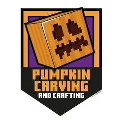 "Pumpkin Carving and Crafting," an official T-Shirt design featuring a carved pumpkin.