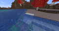 Clay can appear on the surface out of water as long as the block it replaces is dirt or mycelium.