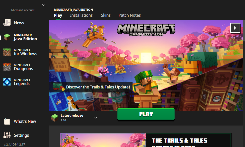 how to play older versions of minecraft with the new launcher notepad