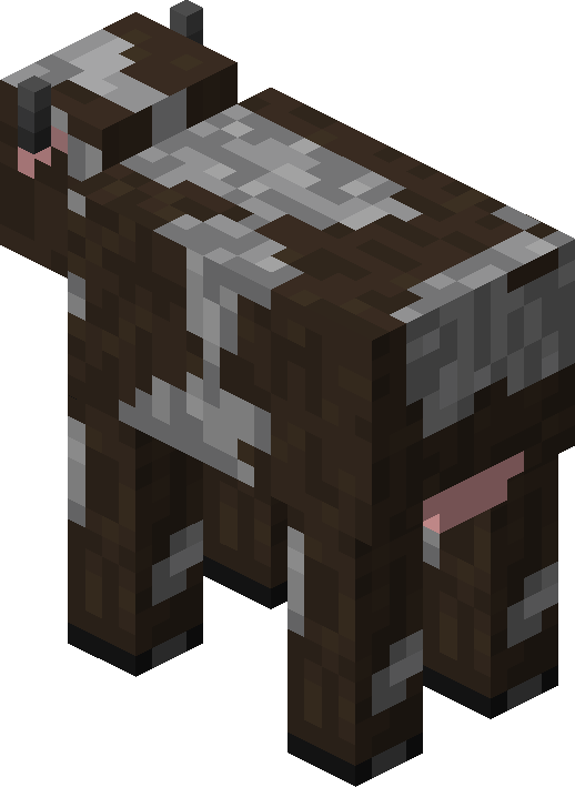 minecraft cow png