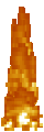 Animated render of the mob burning fire.