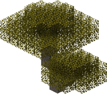 TIL that Podzol only spawns underneath the leaves of 2x2 trees in
