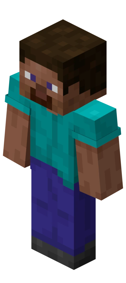 Steve player character model
