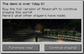 Просить Вас купити гру, показаний скріншот з повною версією