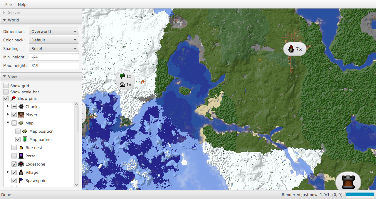 The Minecraft Overviewer tool that displays Minecraft like Google Maps -  GIGAZINE